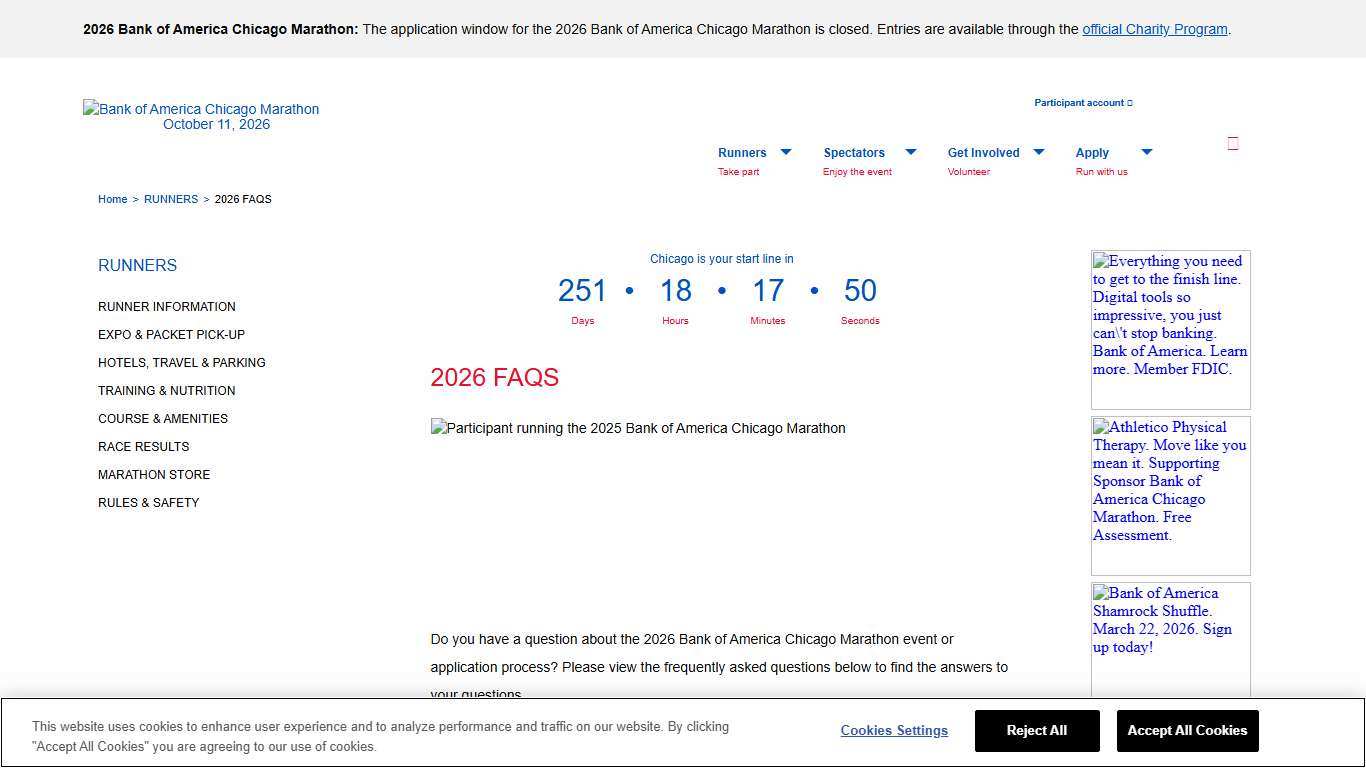 2026 FAQS - Bank of America Chicago Marathon